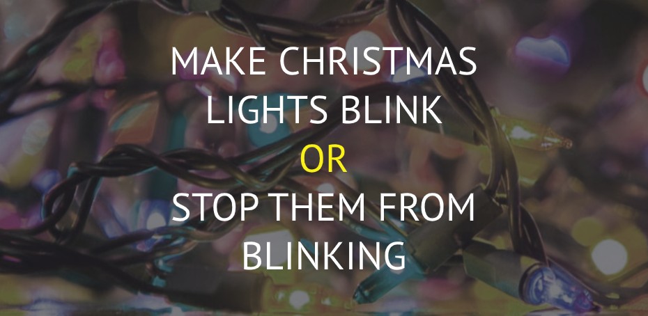 blinking christmas lights